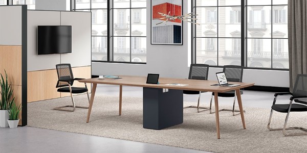 極簡辦公家具打造現代會議室